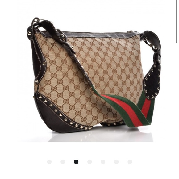 Authentic Gucci Pelham Studded with tags - Picture 2 of 13